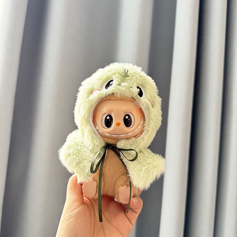 [Clothes only] First and second generation keychain Labubu clothes pendant Labubu sitting party shark dinosaur shawl