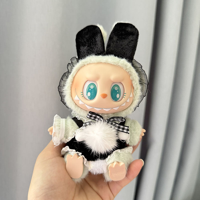 [Clothes only] 1st/2nd generation Labubu clothes pendant Labubu sitting party baby clothes little sheep skirt set