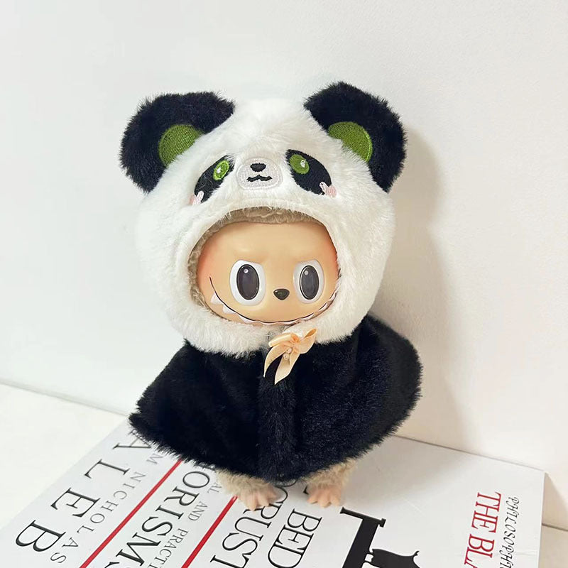 [Clothes only] 17cm Labubu pendant clothes cape cape Labubu keychain doll clothes