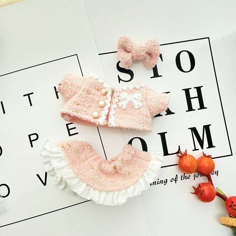 [Clothes only] 17cm Labubuwa clothes LABUBU blind box sitting party one, two, three generations of Xiaoxiangfeng skirts
