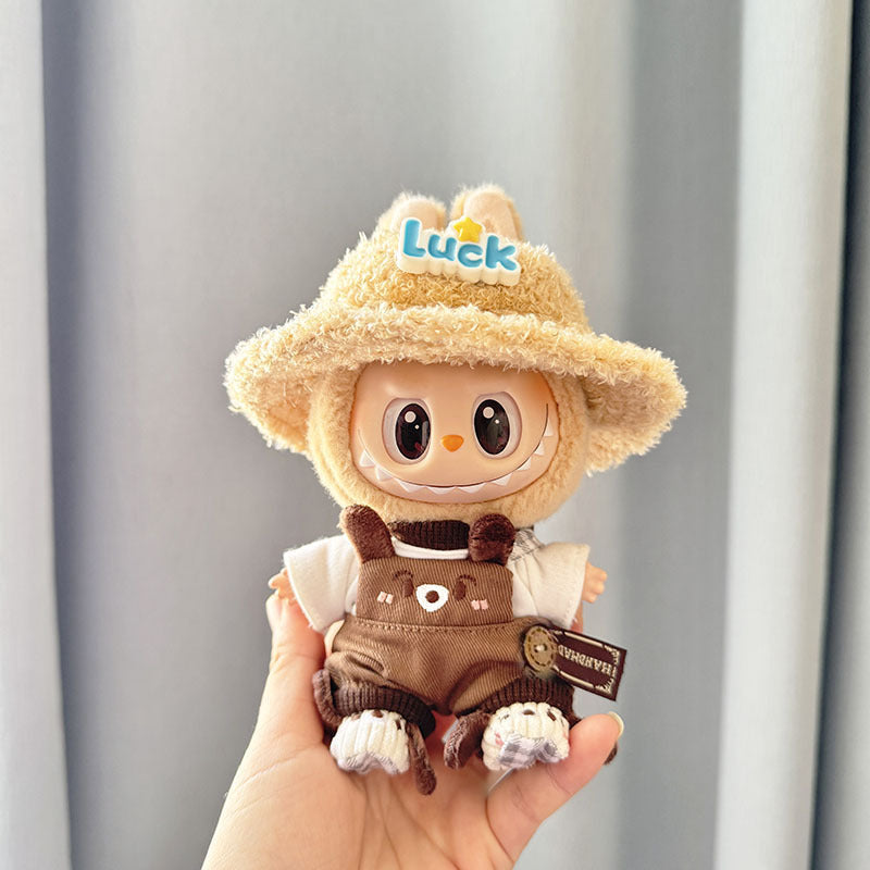 [Clothes only] First and second generation keychain Labubu clothes pendant Labubu sitting party repair dog love hat