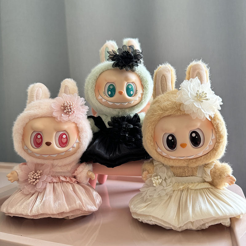 [Clothes only] First/second generation Labubu clothes pendant Labubu sitting party baby clothes bud dress cute