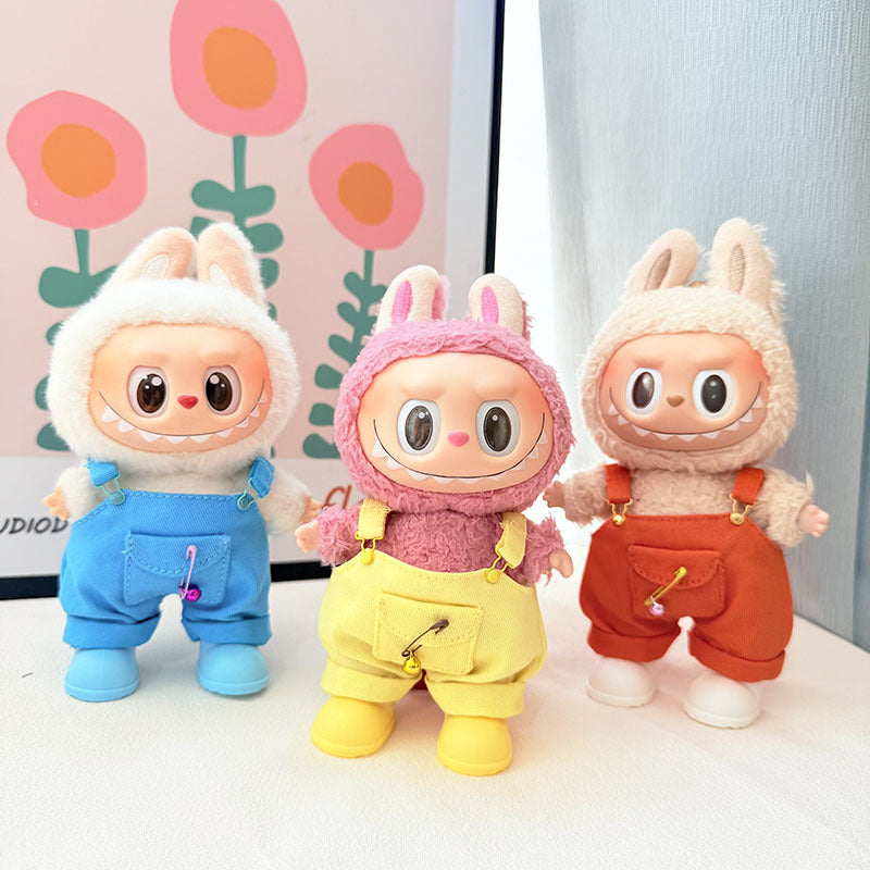 [Clothes only] First and second generation keychain Labubu clothes pendant Labubu baby clothes sunshine craftsman strap