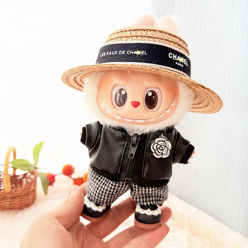 [Clothes only] First/second generation Labubu clothes pendant Labubu sitting party baby clothes pendant strawberry bear cute