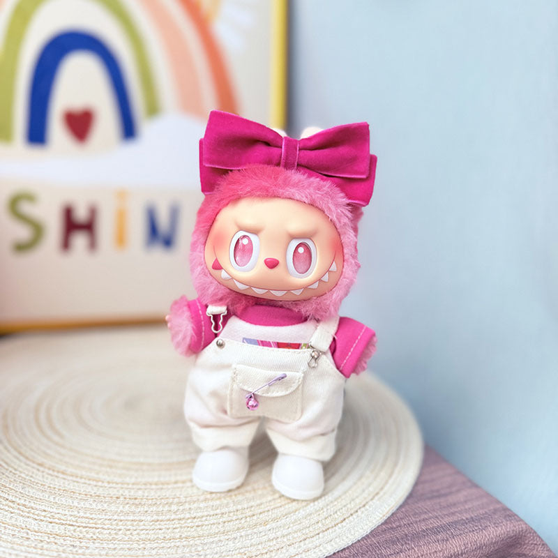 [Clothes only] First and second generation Labubu clothes pendant Labubu sitting baby clothes flying policewoman suit cute