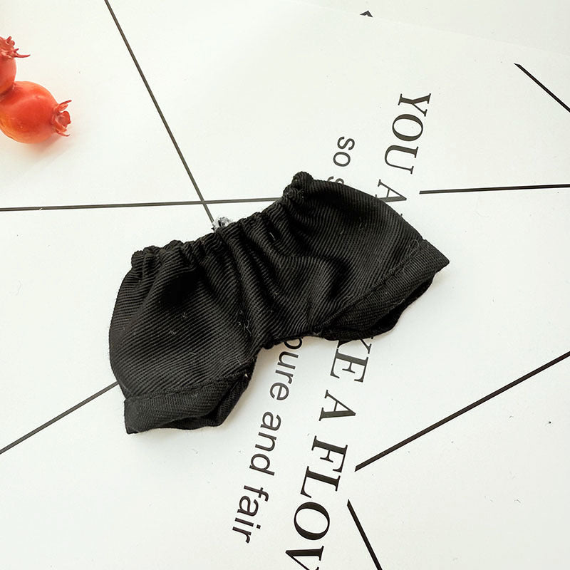 [Clothes only] 17cm pendant, rabub clothes, cat T camellia straw hat set, labubu doll clothes.