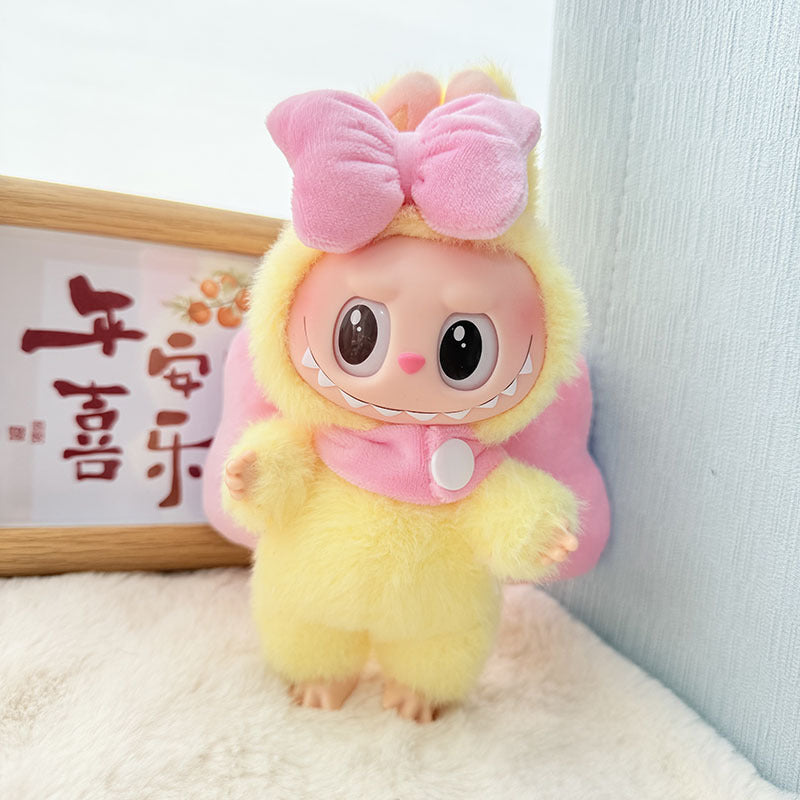 Clothes only] blind box Labubu clothes pendant Labubu baby clothes chess adventure queen baby clothes skirt cute