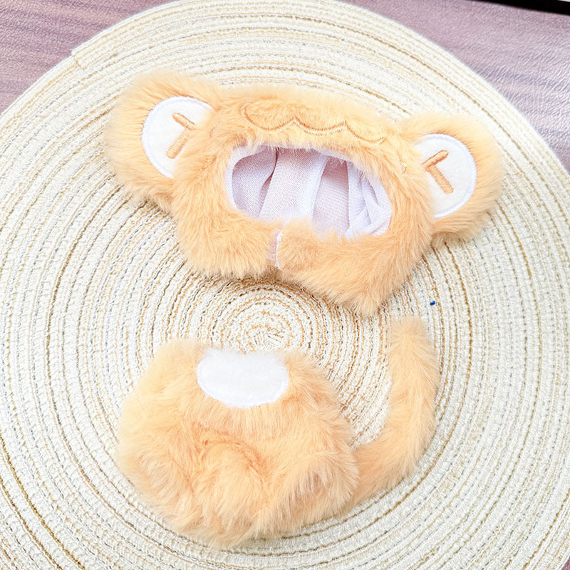 [Clothes only] 17cm Labubuwa clothes LABUBU blind box sitting party one, two or three generations of cute monkey adventure clothes