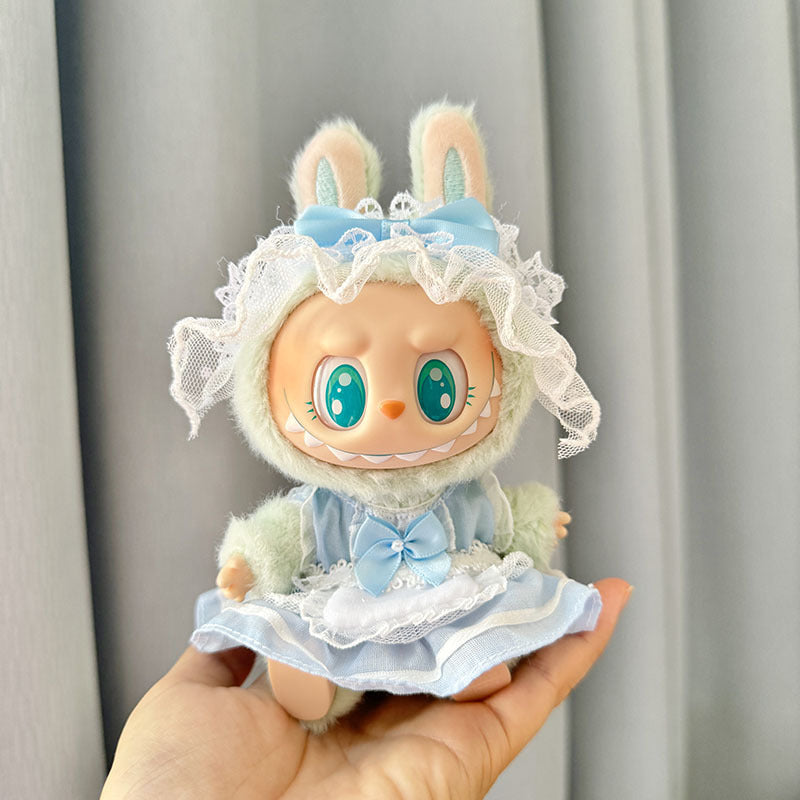 [Clothes only] First/second generation Labubu clothes pendant Labubu sitting party baby clothes skirt overalls cute
