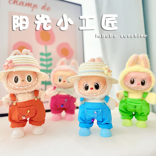 [Clothes only] First and second generation keychain Labubu clothes pendant Labubu baby clothes sunshine craftsman strap
