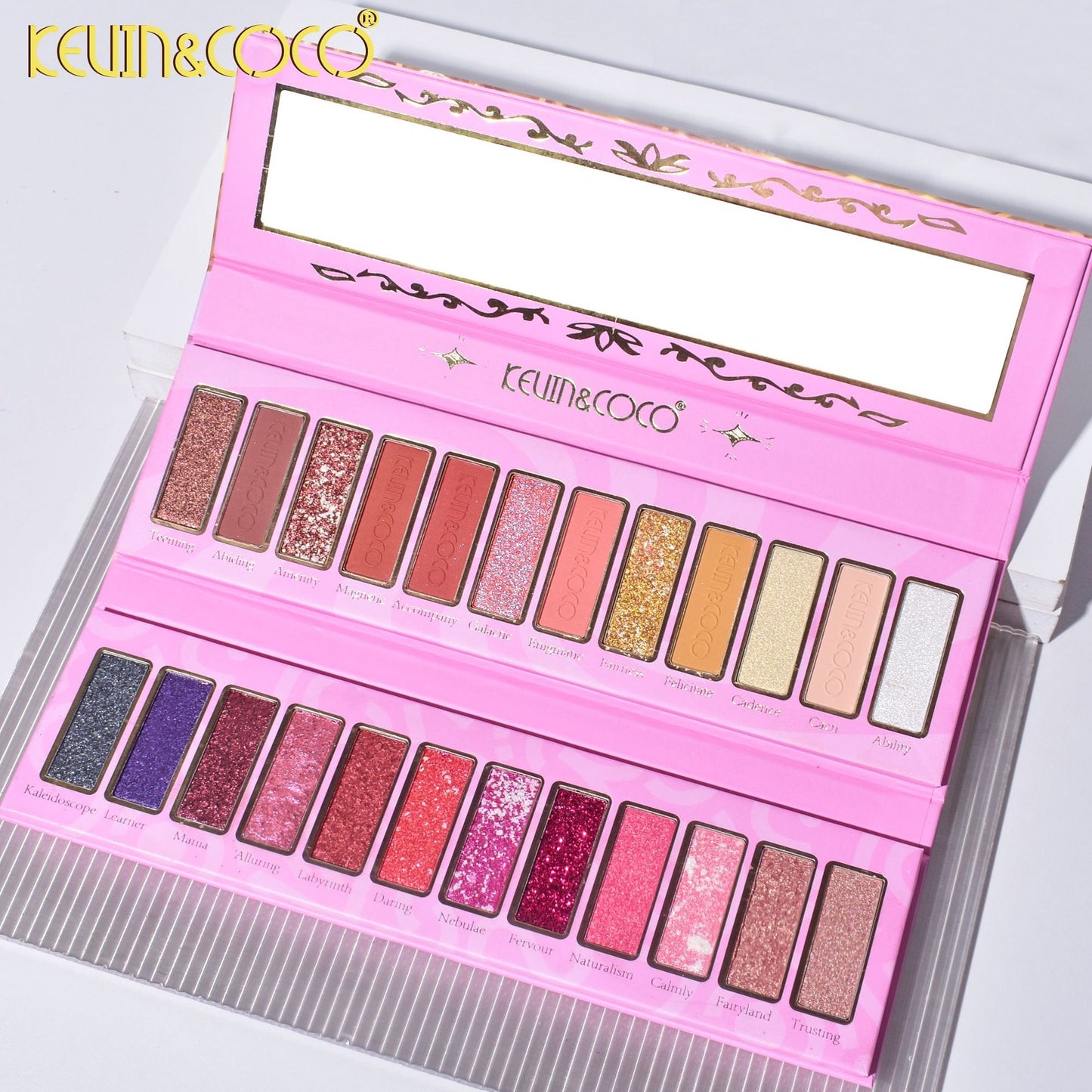 KEVIN & COCO36 Color Mysterious Overlord Eyeshadow Sweatproof Waterproof Eyeshadow Disc