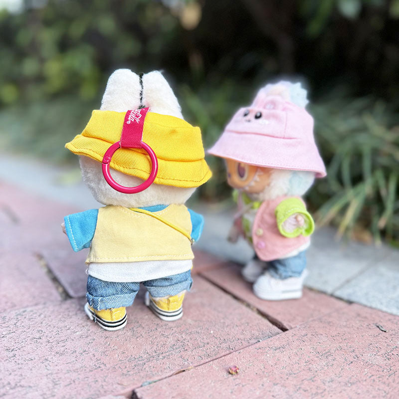 [Clothes only] First and second generation Labubu clothes pendant Labubu sitting baby clothes duck duck carrot travel cute