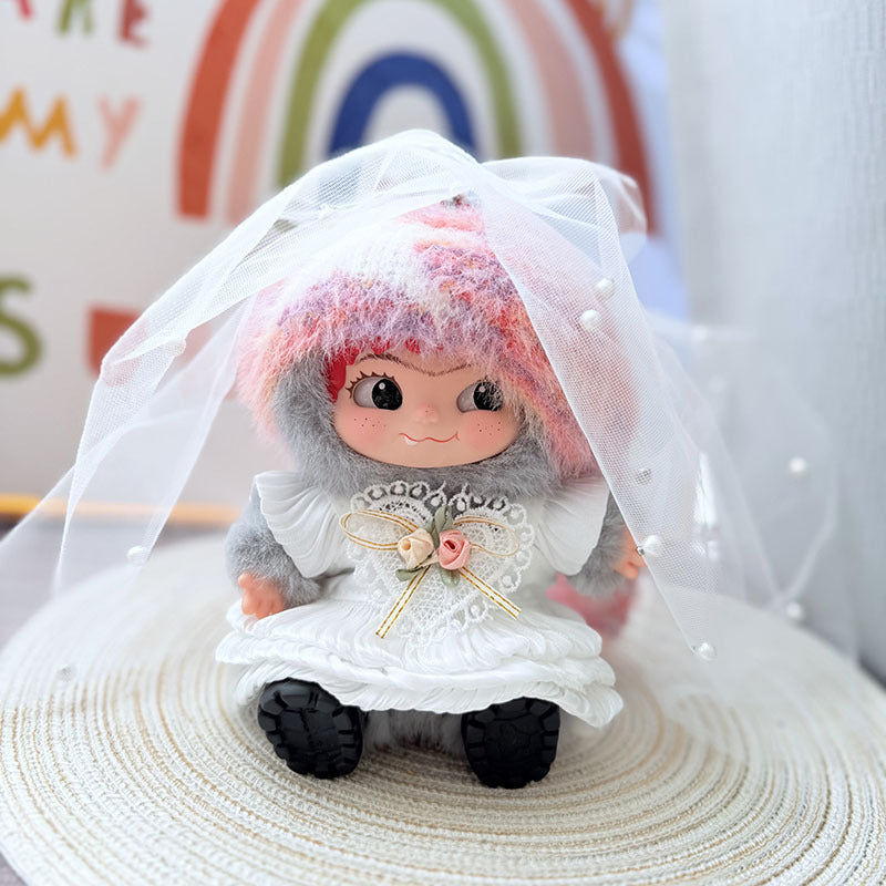 Baby clothes only] The star has the same sweet heart WAKUKU Wow Kuku Mao Mao Tide Fun Party Series Blind Box Doll Baby Clothes