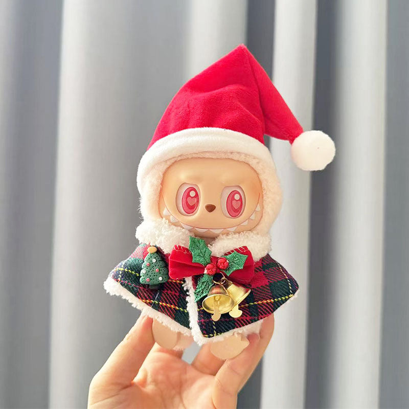 [Clothes only] First and second generation keychain Labubu clothes pendant Labubu cloth for the New Year Christmas set collection