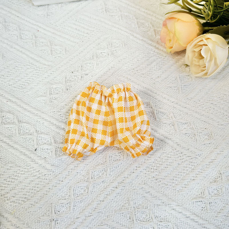 [Clothes only] 17cm pendant Rabub clothes accessories shorts Labubu doll replacement baby clothes pants DIY