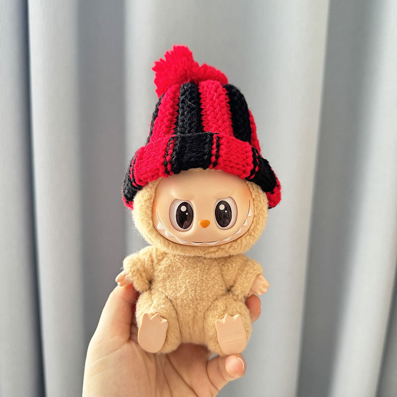 [Clothes only] First and second generation Labubu clothes pendant Labubu sitting party baby clothes knitted sweater hat clothes