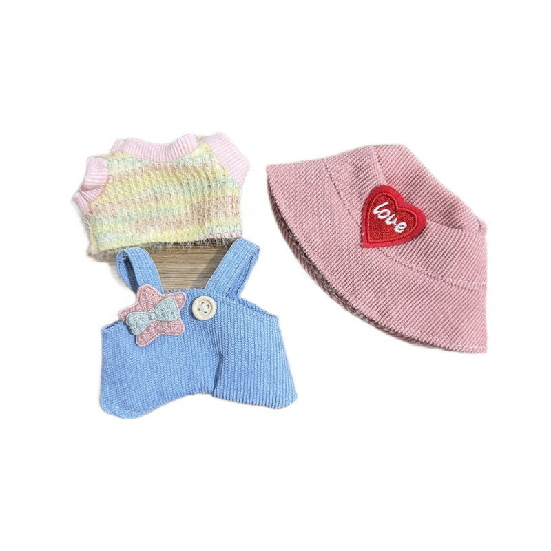 [Clothes only] 1st/2nd generation blind box Labubu clothes keychain Labubu sitting party series baby clothes cute