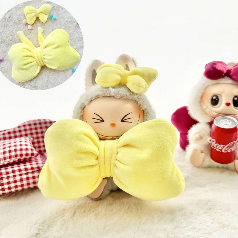 [Clothes only] One, two and three generations of keychains Labubu clothes pendant Labubu Coca-Cola angel bow