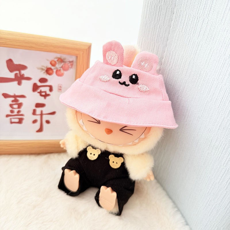 Clothes only] First and second generation Labubu clothes pendant Labubu sitting baby clothes sweetheart school flower skirt set cute