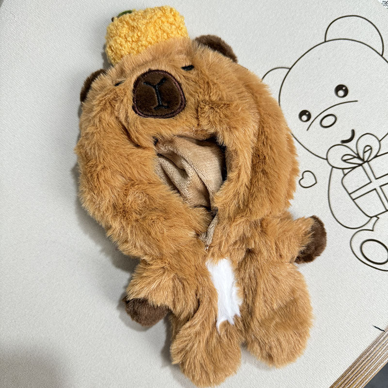 [Clothes only] 17cm Rab cloth pendant labubu keychain baby clothes pendant kapibara onesie