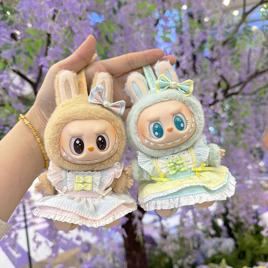[Clothes only] First and second generation keychain Labubu clothes pendant Labubu cloth for lime sea salt girl skirt