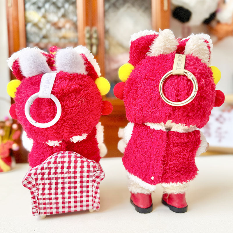 [Clothes only] First and second generation keychain Labubu clothes pendant Labubu New Year's Eve Lion and New Year's baby clothes