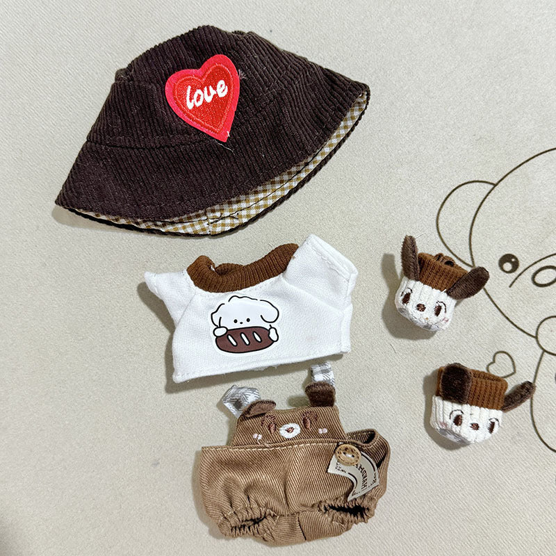 [Clothes only] First and second generation keychain Labubu clothes pendant Labubu sitting party repair dog love hat