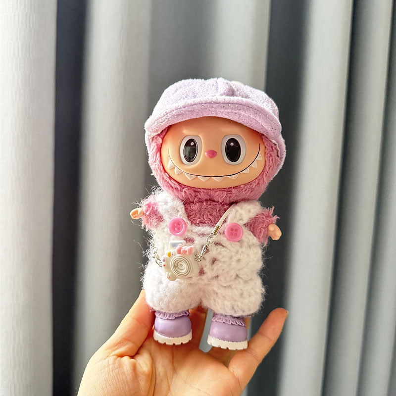 [Clothes only] First and second generation keychain Labubu clothes pendant Labubu sitting party bracelet strap sweater