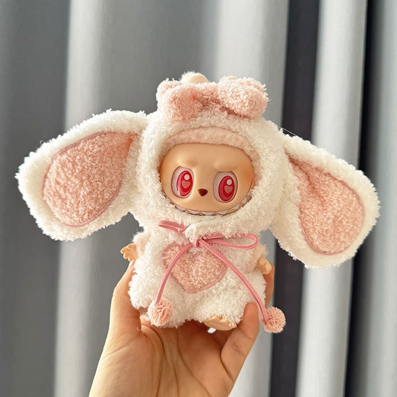 Clothes only] blind box Labubu clothes pendant Labubu baby clothes chess adventure queen baby clothes skirt cute