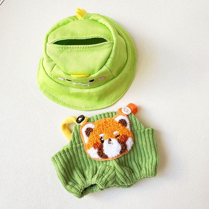 [Clothes only] First and second generation keychain Labubu clothes pendant Labubu pit strip fruit animal overalls cute