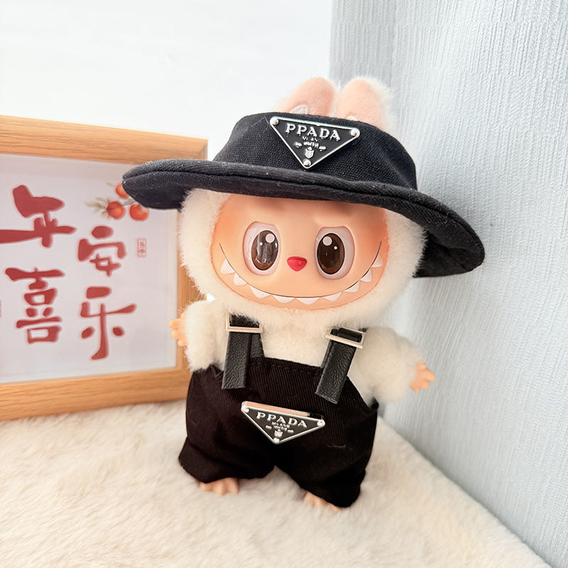 [Clothes only] First/second generation Labubu clothes pendant Labubu sitting party baby clothes pendant strawberry bear cute