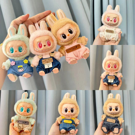 [Clothes only] 1st/2nd generation Labubu clothes pendant Labubu sitting party baby clothes lazy Tony suit