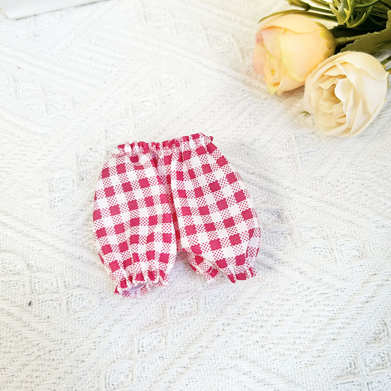 [Clothes only] 17cm pendant Rabub clothes accessories shorts Labubu doll replacement baby clothes pants DIY