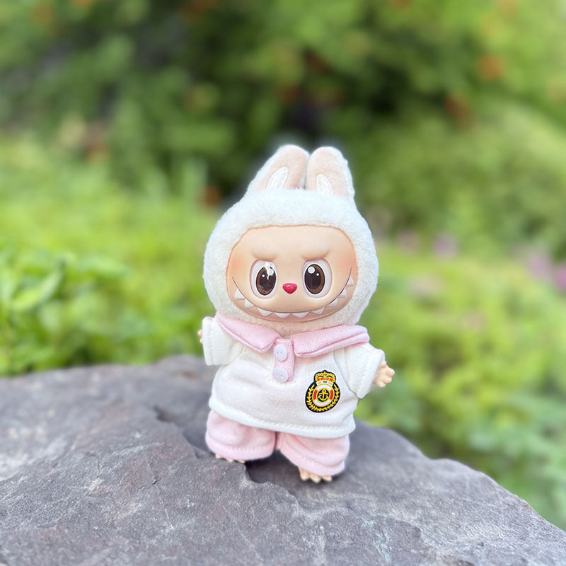 [Clothes only] The first, second and third generation keychain Labubu clothes pendant Labubu baby clothes noble small school uniform set
