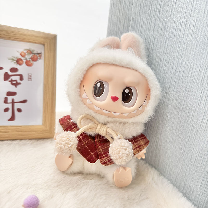 Clothes only] blind box Labubu clothes pendant Labubu baby clothes chess adventure queen baby clothes skirt cute