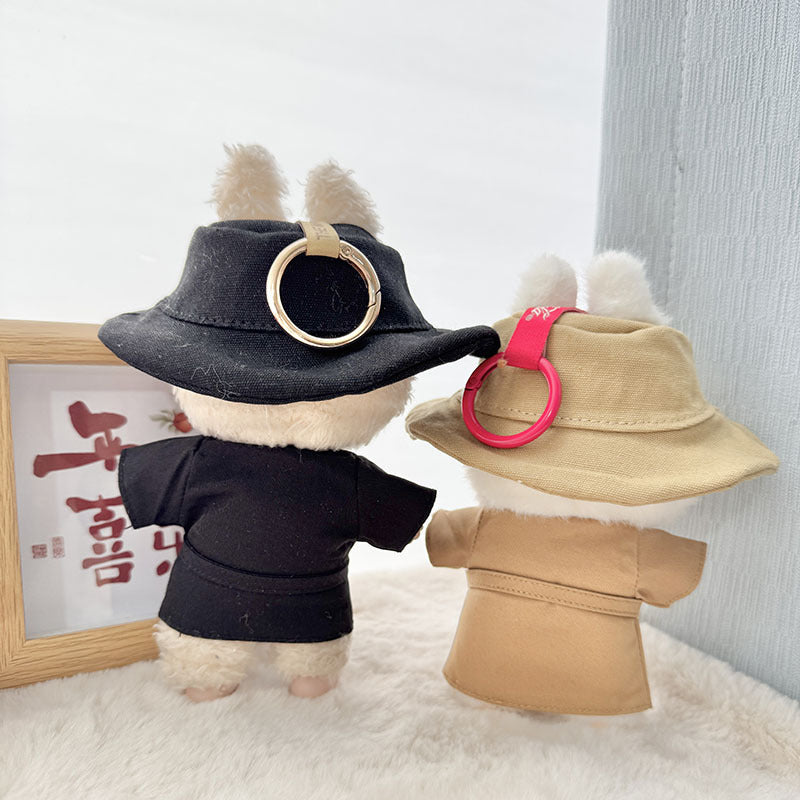 [Clothes only] First and second generation Labubu clothes pendant Labubu sitting party baby clothes long trench coat suit cute