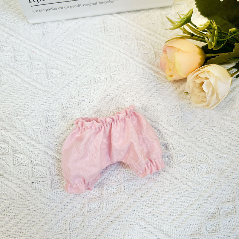 [Clothes only] 17cm pendant Rabub clothes accessories shorts Labubu doll replacement baby clothes pants DIY