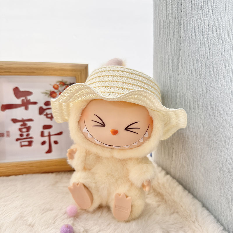 [Clothes only] First and second generation Labubu clothes pendant Labubu sitting party baby clothes swimsuit hat set cute