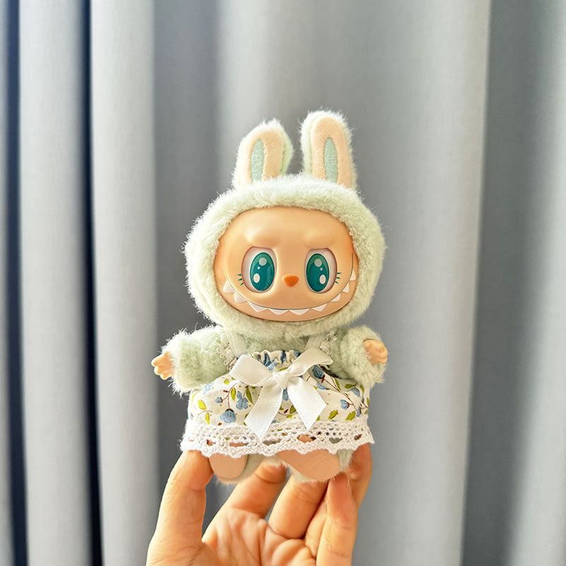 [Clothes only] First and second-generation Labubu clothes pendant, Labubu sitting party baby clothes, small skirts, a variety of options