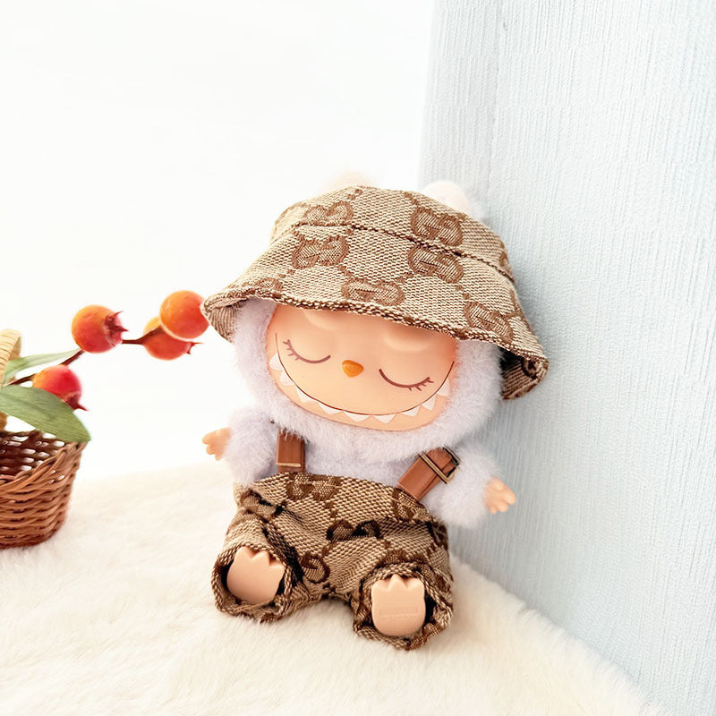 [Clothes only] First/second generation Labubu clothes pendant Labubu sitting party baby clothes pendant strawberry bear cute