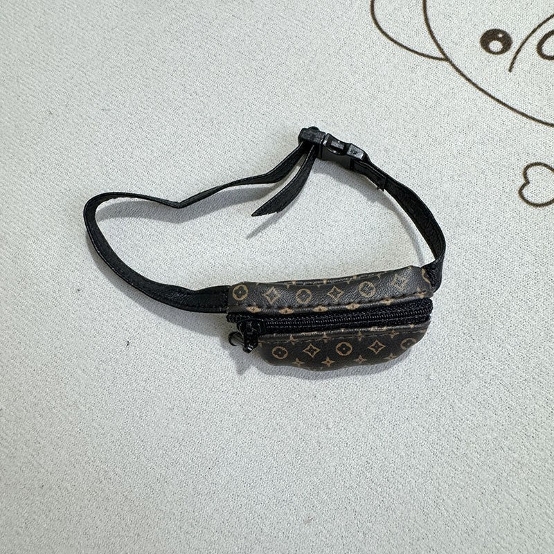 [Clothes only] First and second generation keychain Labubu clothes pendant Labubu baby clothes inverted triangle overalls hat