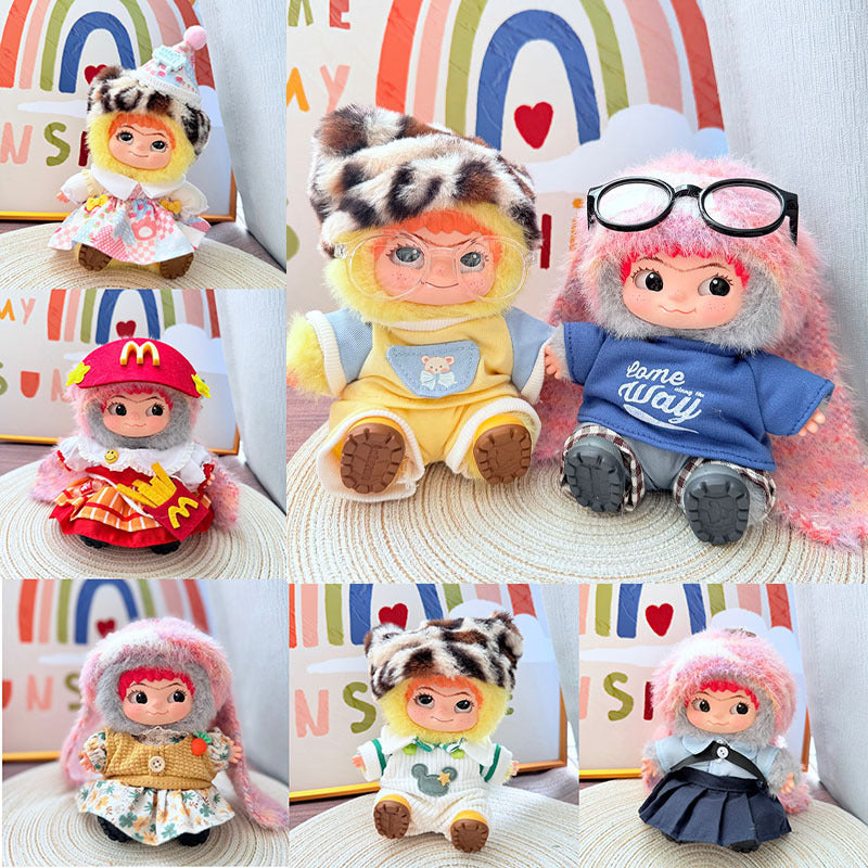 Baby clothes only] The star has the same sweet heart WAKUKU Wow Kuku Mao Mao Tide Fun Party Series Blind Box Doll Baby Clothes