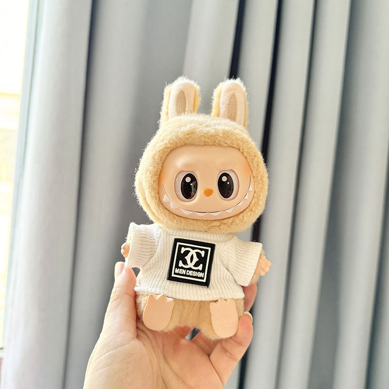 [Clothes only] First and second generation keychain Labubu clothes pendant Labubu Buwa Yixiang Nana T-shirt hat