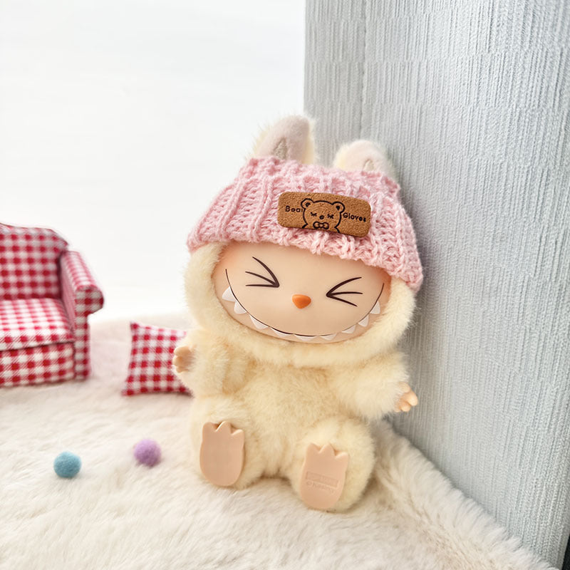 [Clothes only] First and second generation Labubu clothes pendant Labubu sitting party baby clothes wooden button sweater camera clothes